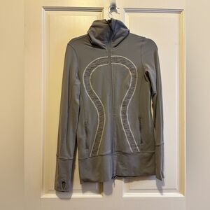 Lululemon Athletica Gray Zip-Up Jacket